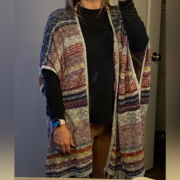 Long boho/western style cardigan - Picture 5 of 5